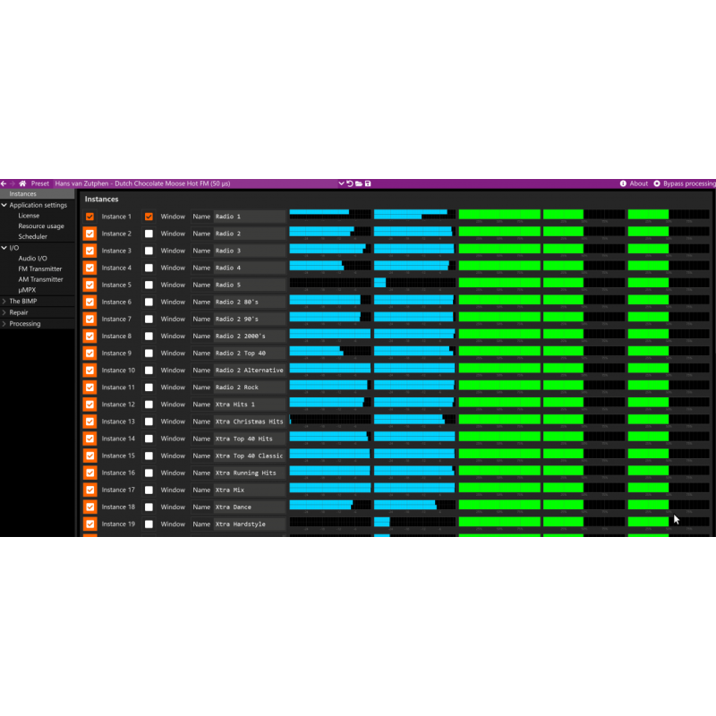 Traitement de son DAB+ - streaming